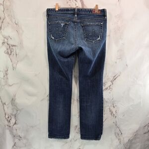 AG Adriano Goldschmied Jean Womens 28 Premiere Skinny Straight Y2K Mid Rise Vtg